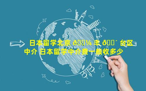 日本留学北京 🌼 丰 🌴 台区中介 日本留学中介费一般收多少